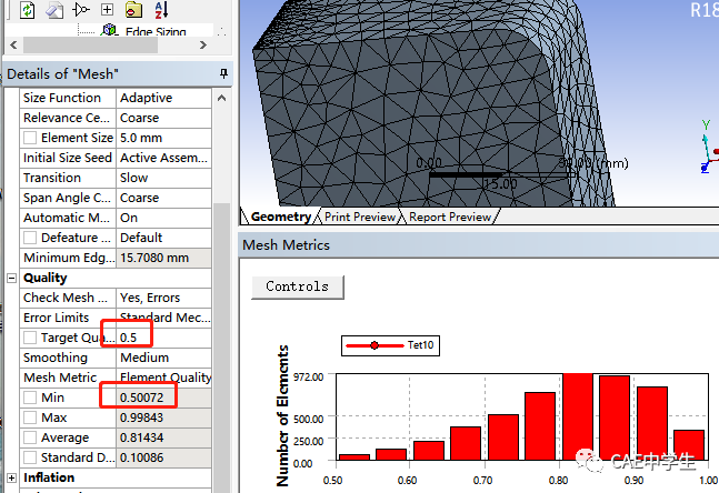 Ansys Workbench网格控制之——全局网格控制的图25