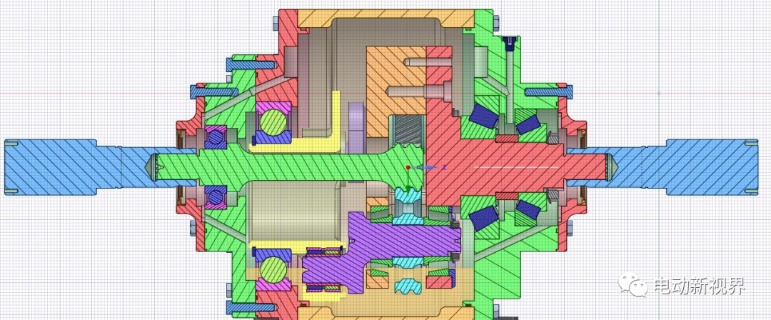 开发一种 Orbitless 电动汽车主减系统 附机械传动系统Romax Designer建模、分析的图7