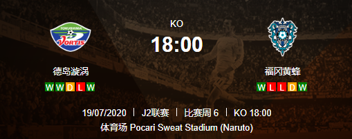 余志标 | 实战+公推8中6！公推日乙（德岛漩涡VS福冈黄蜂）