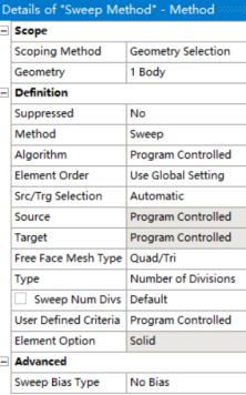 Ansys Workbench常用网格划分方法的图8