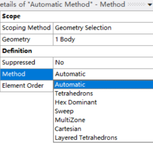 Ansys Workbench常用网格划分方法的图2