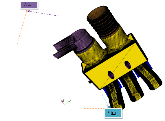STAR-CCM+体网格切面，复杂表面几何处理与网格划分的图24