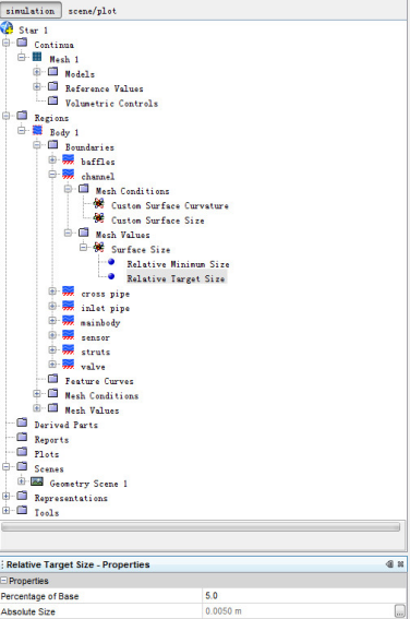 STAR-CCM+体网格切面，复杂表面几何处理与网格划分的图37