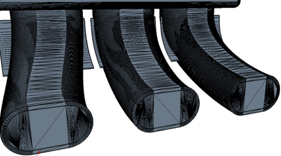STAR-CCM+体网格切面，复杂表面几何处理与网格划分的图30