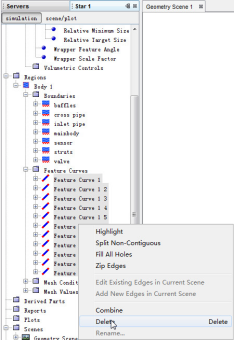 STAR-CCM+体网格切面，复杂表面几何处理与网格划分的图31