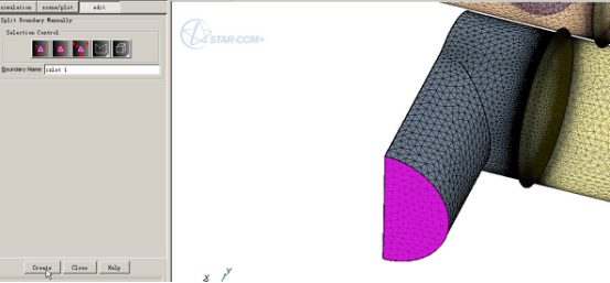 STAR-CCM+体网格切面，复杂表面几何处理与网格划分的图71
