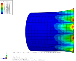 算例丨基于ABAQUS的复合材料薄壁圆筒屈曲分析的图9