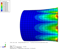 算例丨基于ABAQUS的复合材料薄壁圆筒屈曲分析的图7