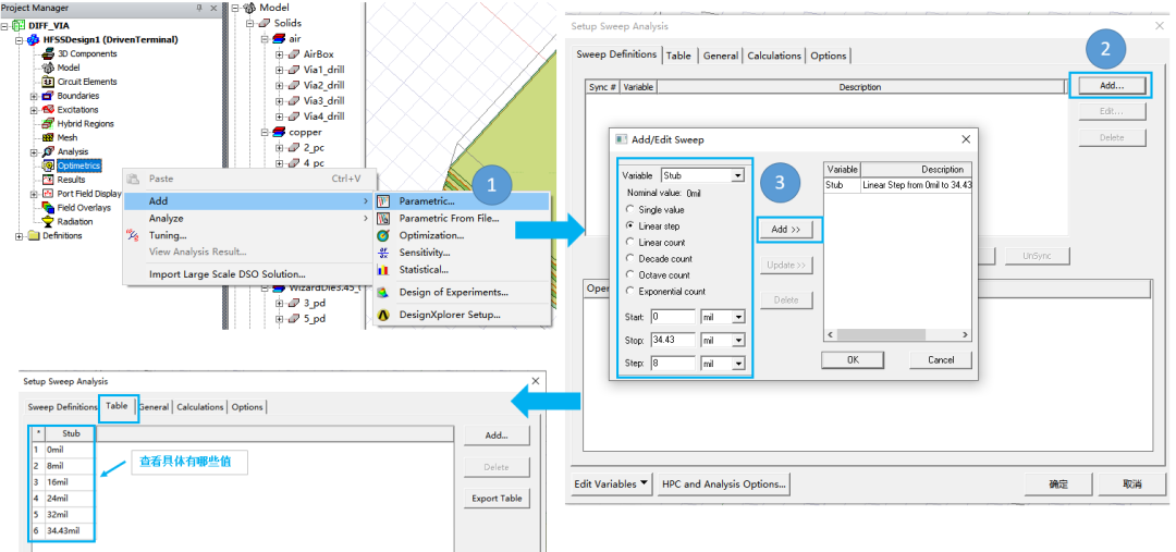 HFSS过孔建模的图10