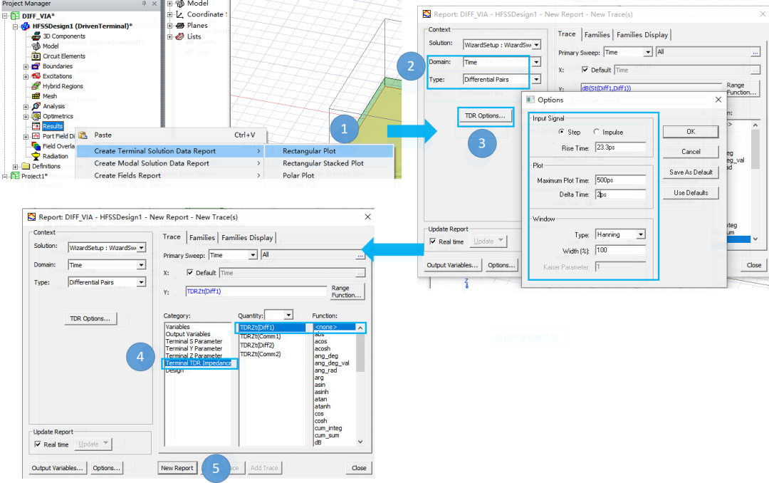HFSS过孔建模的图13