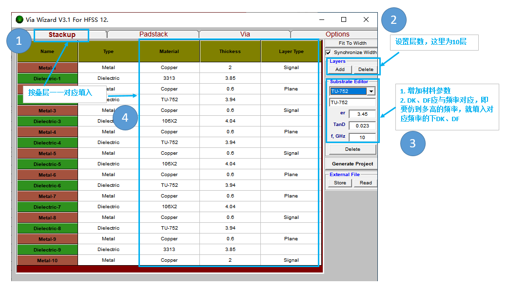 HFSS过孔建模的图2