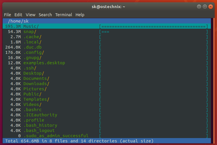 如何可视化地查看 Linux 系统磁盘使用情况？插图3