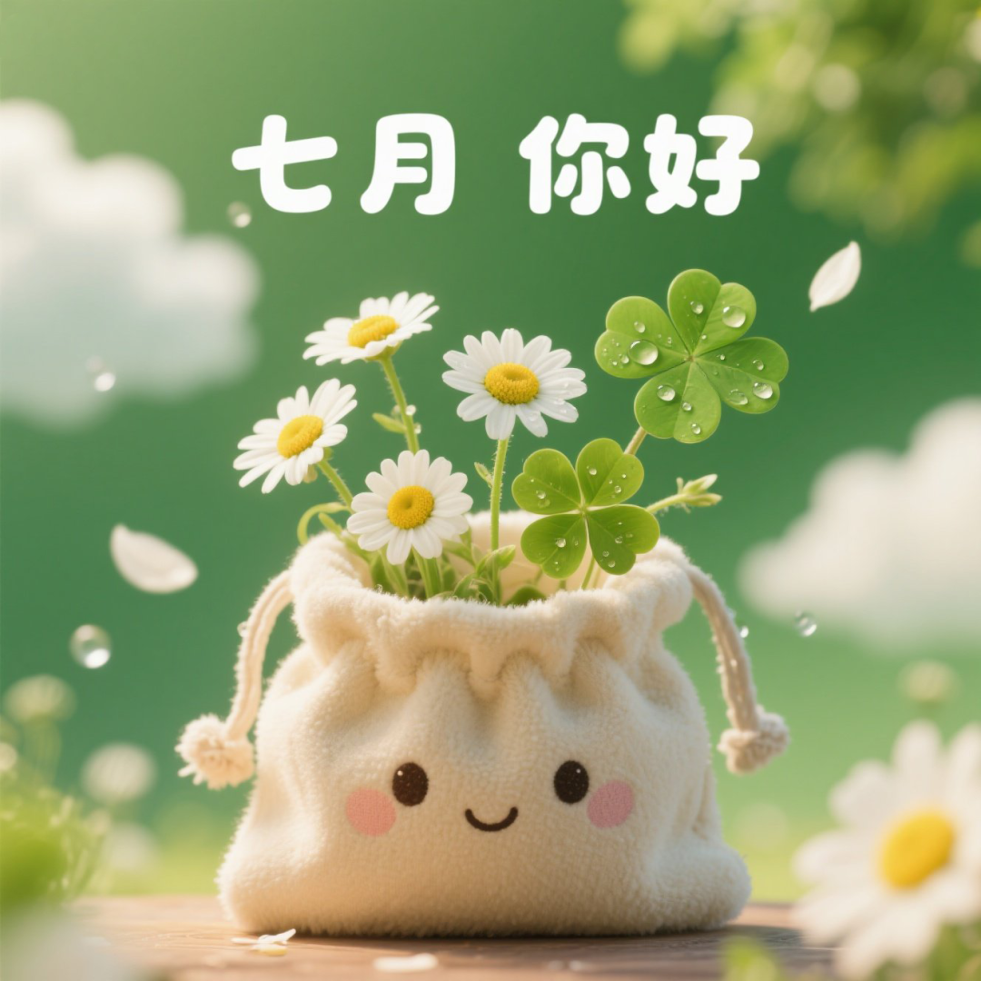 “你的七月文案来了，请查收”