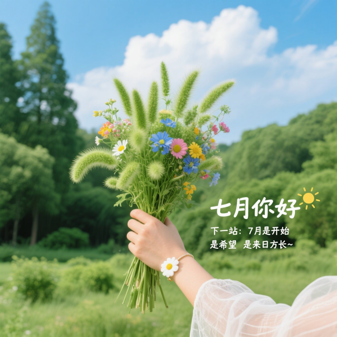 “你的七月文案来了，请查收”