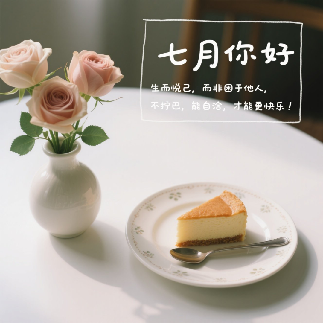 “你的七月文案来了，请查收”