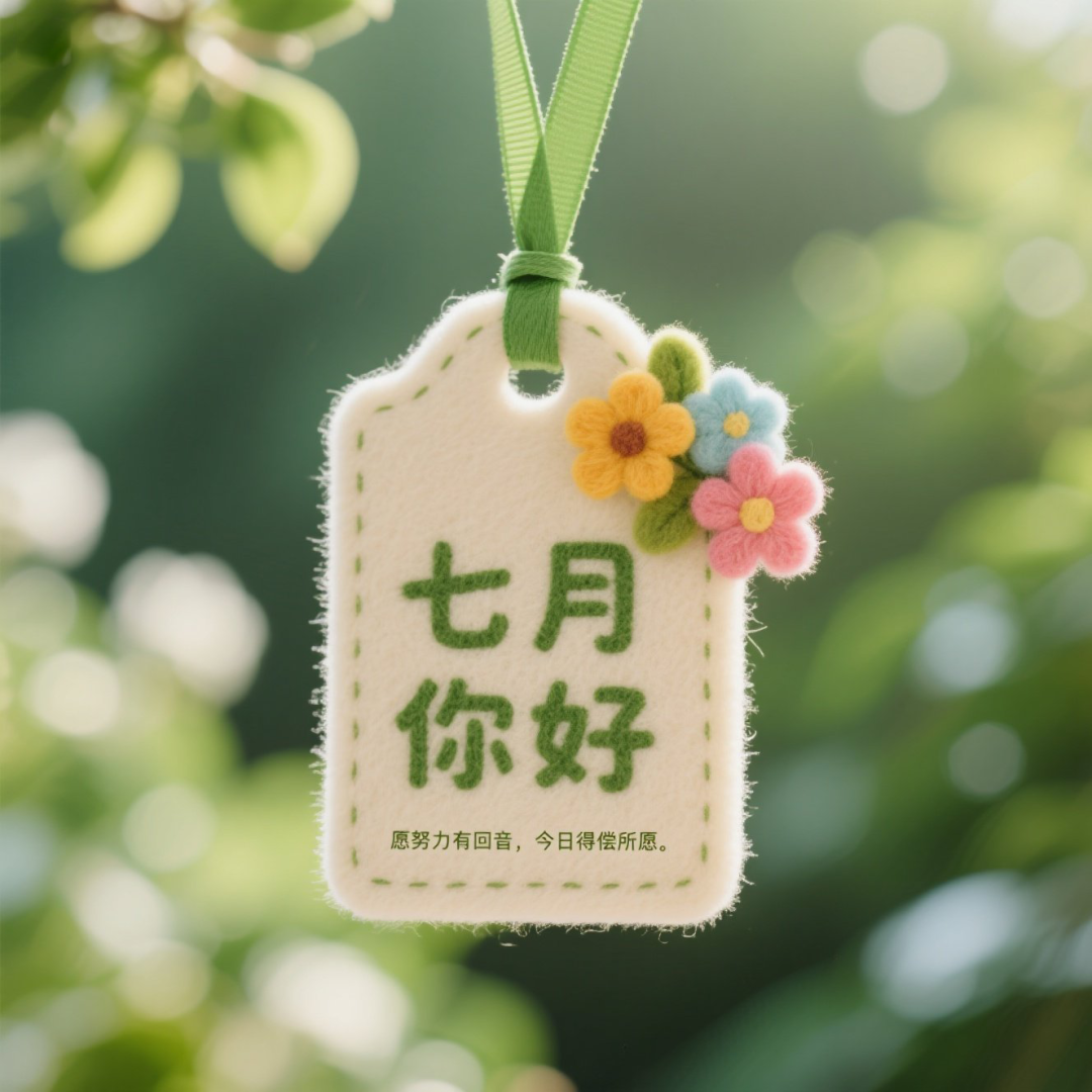 “你的七月文案来了，请查收”