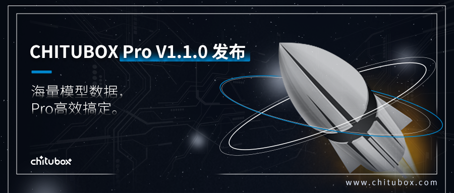 国产3D打印切片软件CHITUBOX Pro V1.1.0 ！助力超大数据量下的流畅高效使用的图1