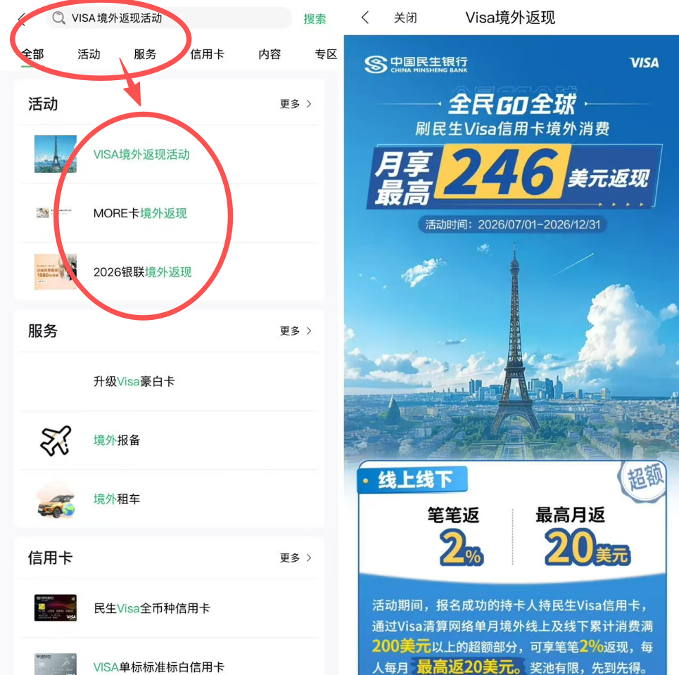 国庆出境刷卡返现攻略 12家银行境外返现活动合集与报名入口