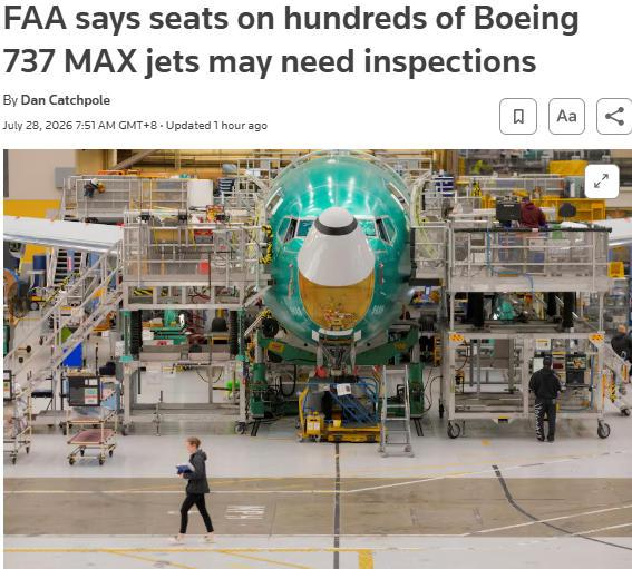 波音737MAX再曝降落导航故障 航班订票规避机型指南