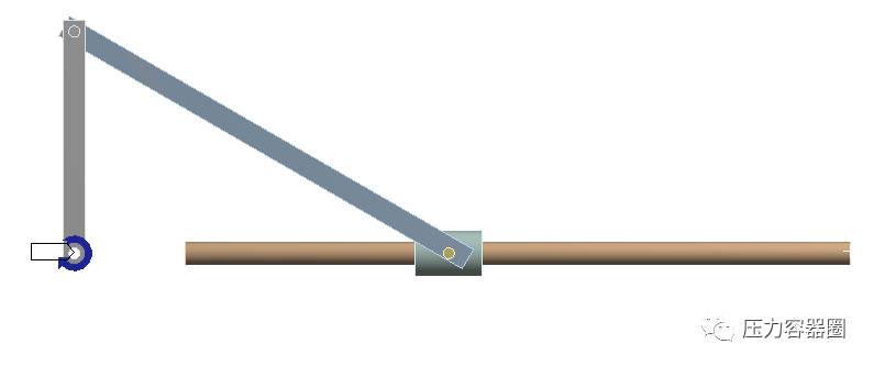 ANSYS Workbench 曲柄滑块机构多刚体动力学模块仿真分析案例的图1