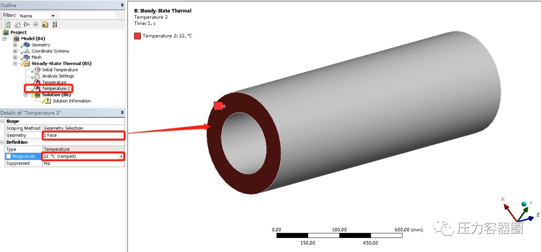 ANSYS WORKBENCH 稳态热传导分析案例的图17