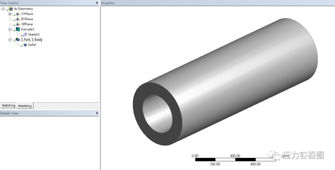 ANSYS WORKBENCH 稳态热传导分析案例的图3