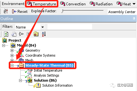 ANSYS WORKBENCH 稳态热传导分析案例的图14