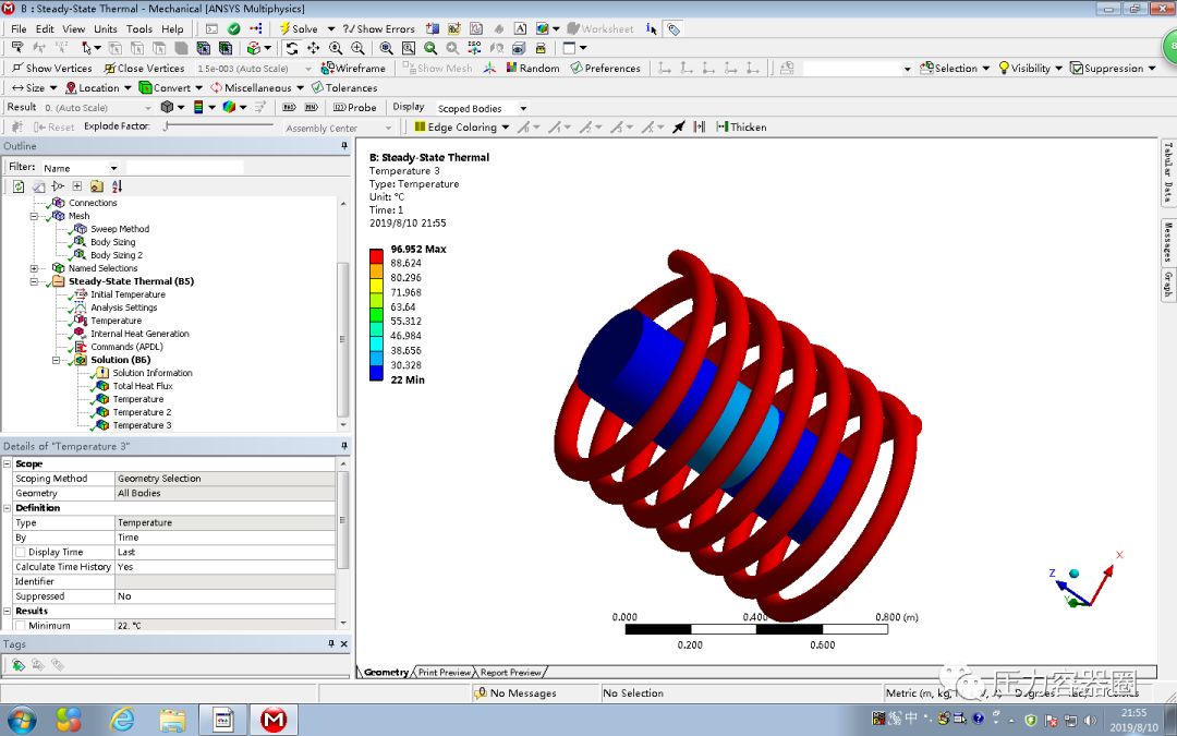 ANSYS Workbench稳态热辐射分析案例的图12