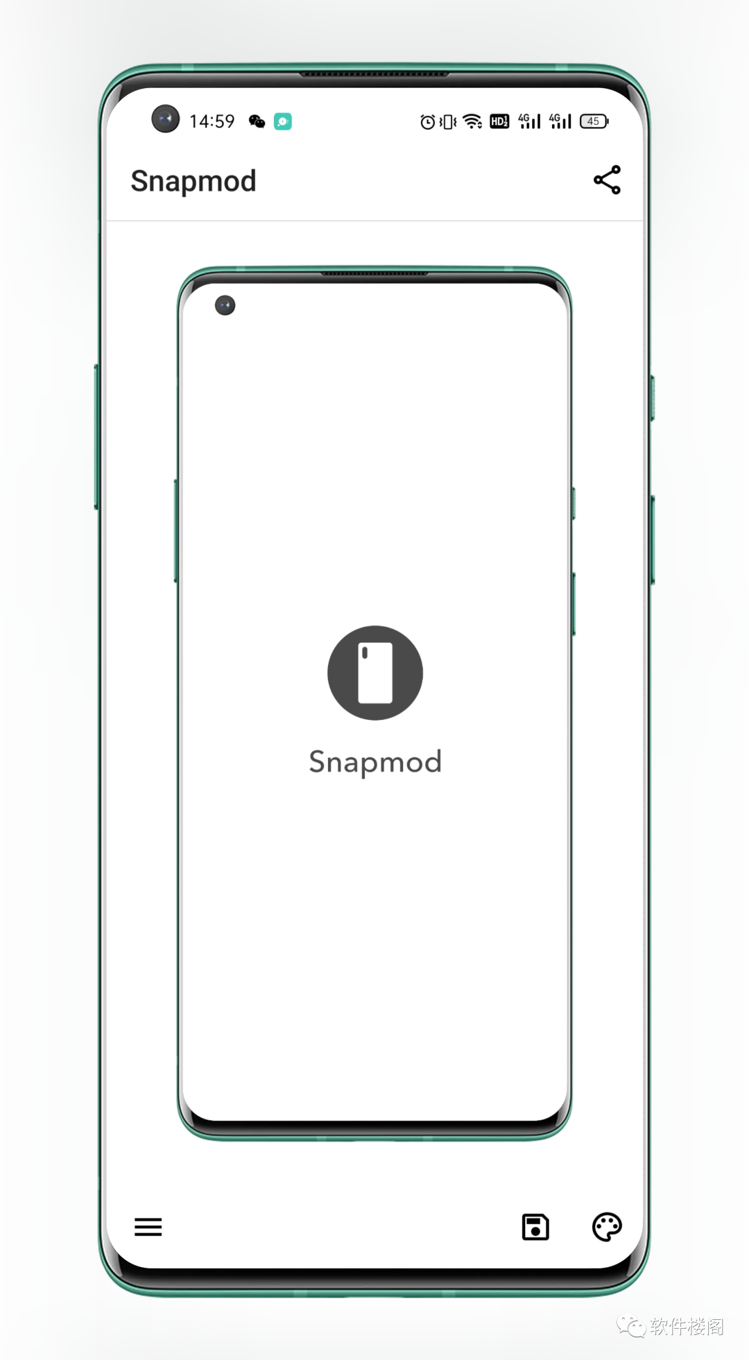 匹配各种手机型号的带壳截图神器Snapmod