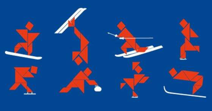 七巧板冬奥运动项目图片