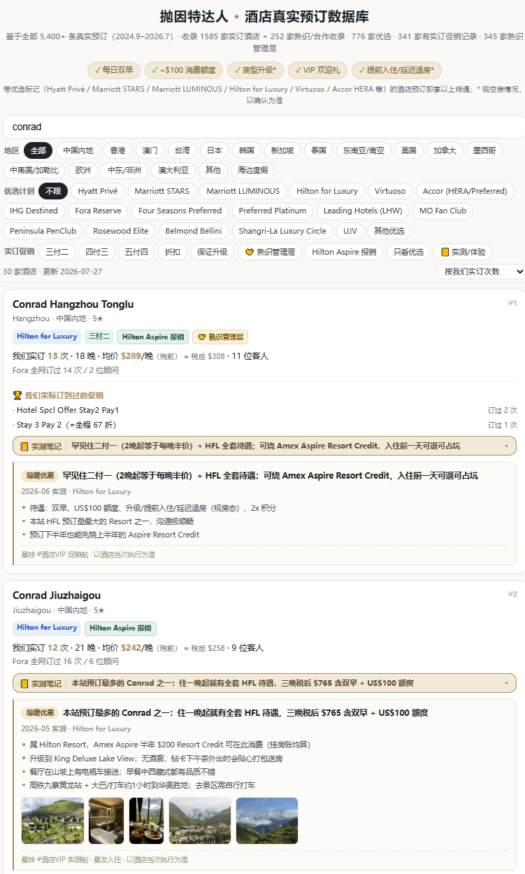希尔顿降低酒店忠诚度费用 积分贬值风险上升 会员兑换成本或再涨