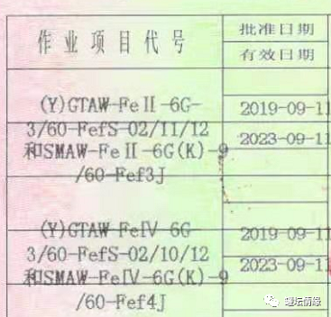 压力容器焊工证符号的意义的图1