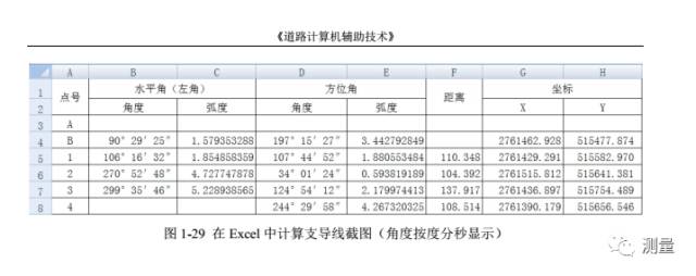 EXCEL角度与坐标计算（附带下载链接）的图12