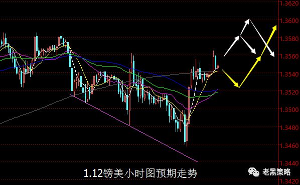 【老黑策略】1.12外汇操盘策略