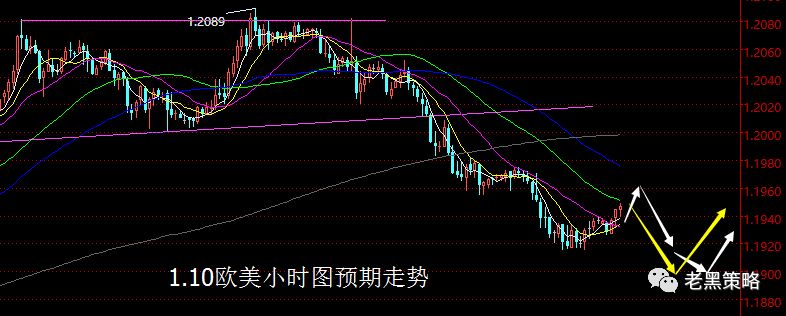 【老黑策略】1.10外汇操盘策略