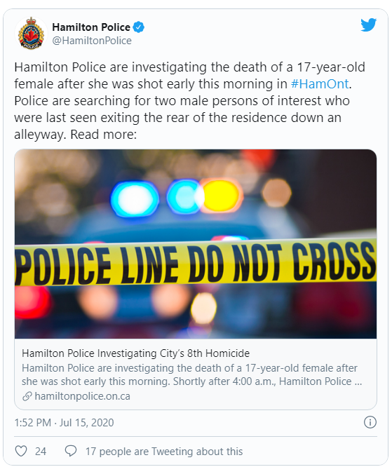 加拿大17岁美少女遭枪击惨死 听完嫌犯一句话 女孩家人彻底崩溃！（组图） - 11