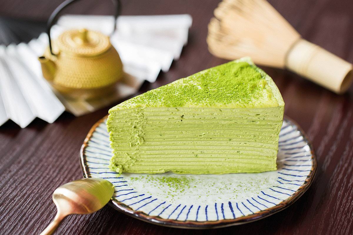 一抹夏日 丨 抹茶千层蛋糕