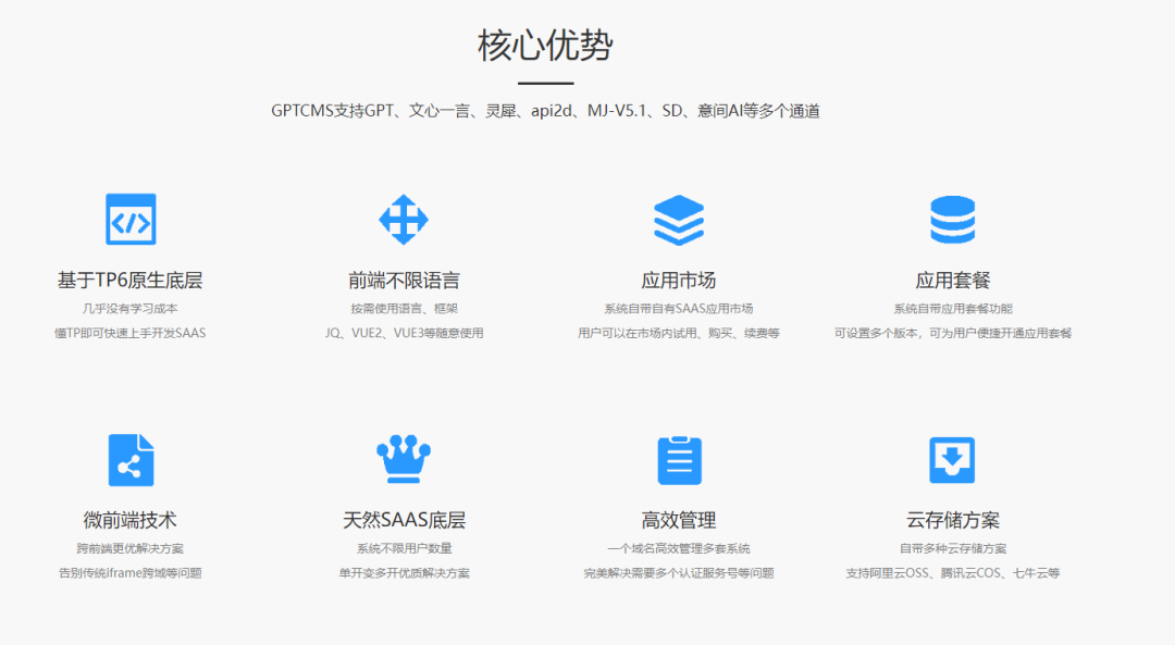 图片[1] - GPTCMS：开源 ChatGPT 聊天管理系统源码，PC/H5/公众号全覆盖，安全审核自带即用 - 易航天地