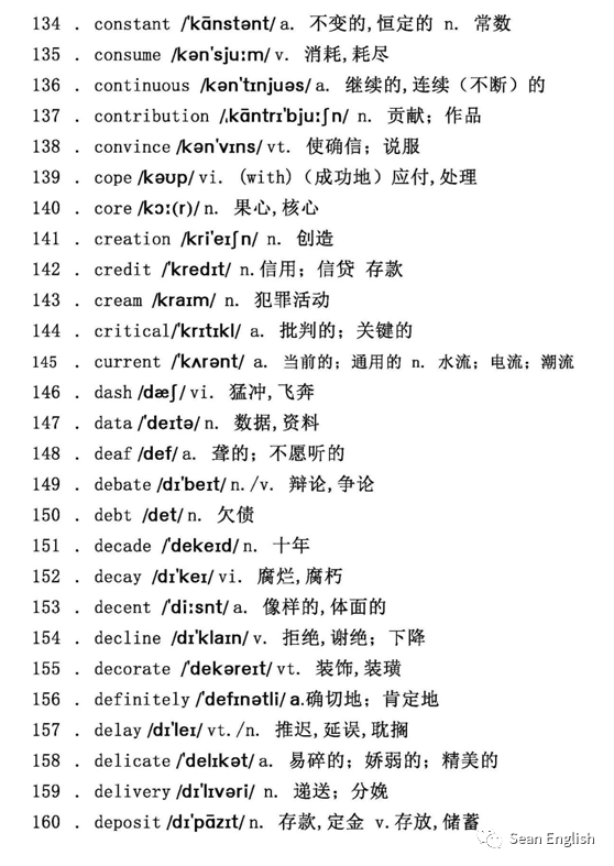 词汇积累 近五年高考英语阅读高频词汇总2 全网搜