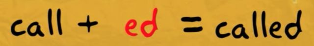 过去式ed结尾的发音规则_过去是ed的发音规律_过去式词尾ed的发音