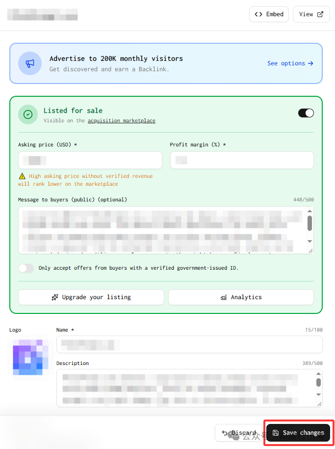 TrustMRR出海网站出售挂牌流程新手避坑指南与费用明细