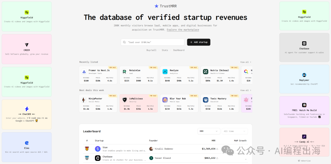TrustMRR出海网站出售挂牌流程新手避坑指南与费用明细