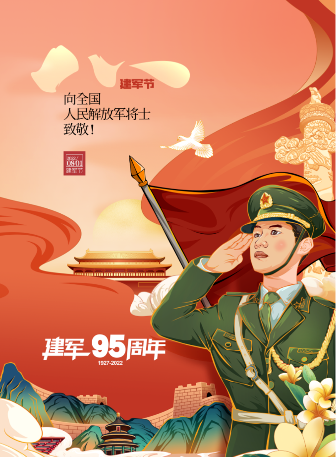 八一建军节丨致敬最可爱的人!