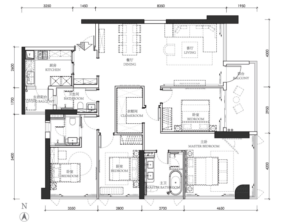 天河公园一手现楼天麟府瑧林113~172㎡，即买即入住