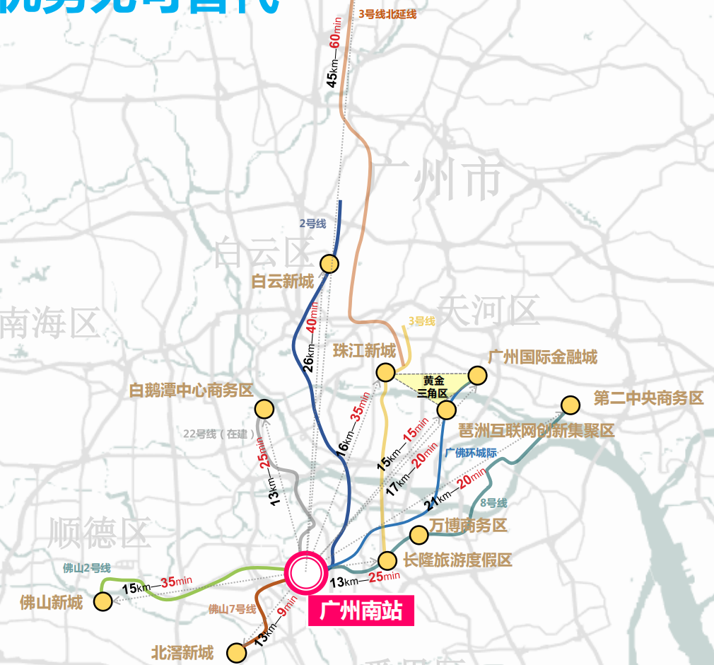 TOD黄金时代，广州南站要打响高铁CBD名片？