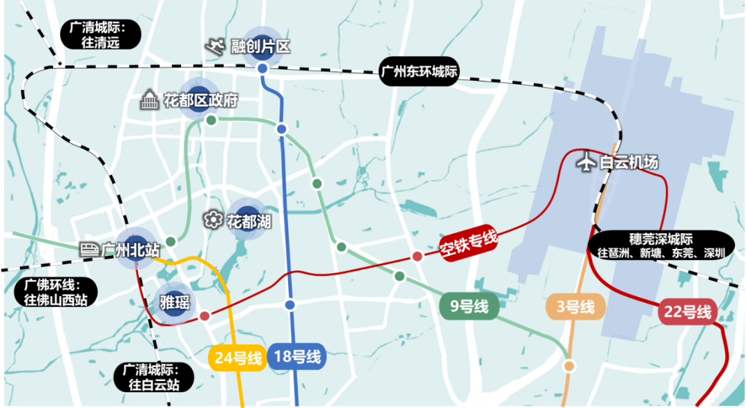 离世界*近的地方，广州打造大湾区空铁联运经济新*！