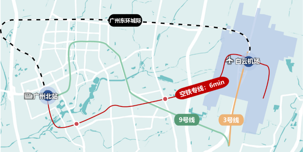 离世界*近的地方，广州打造大湾区空铁联运经济新*！