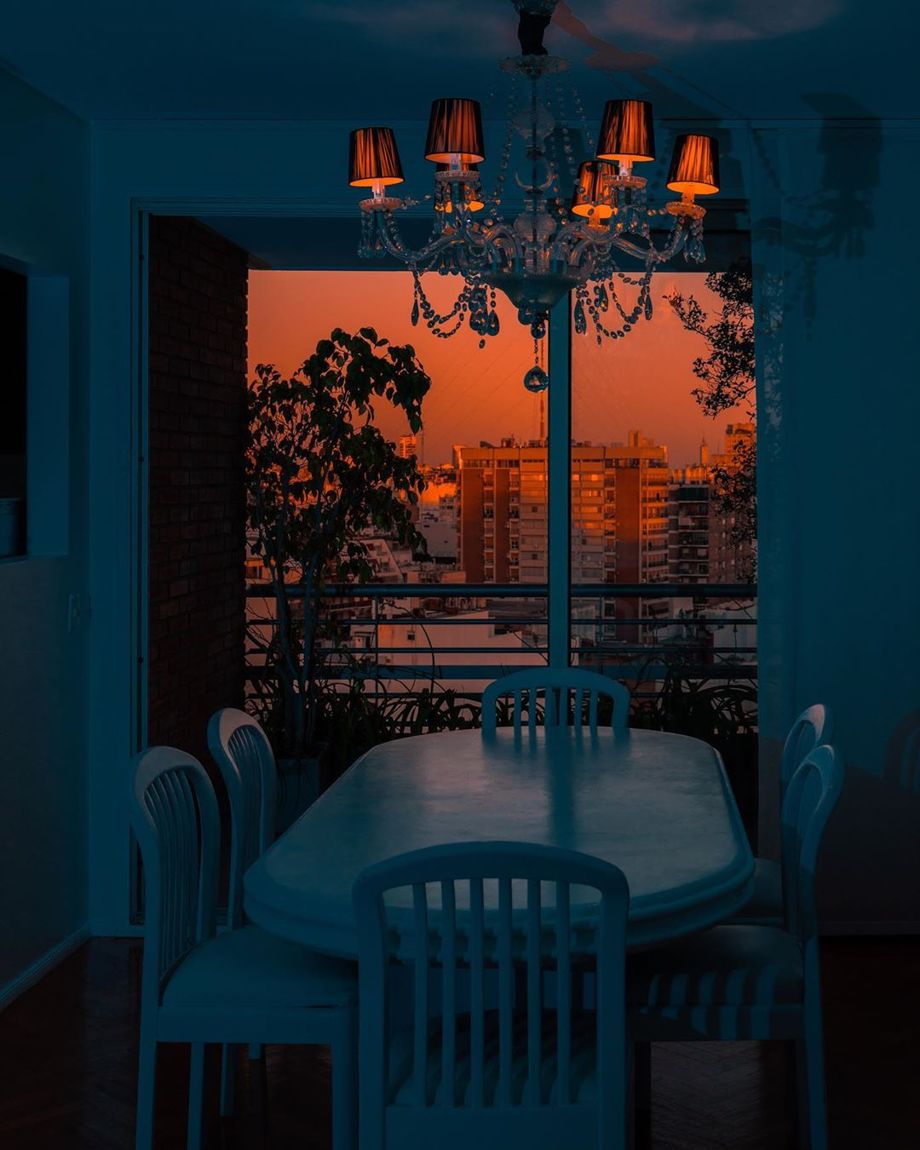 艺术与设计 - 充满神秘感的暗色调黄昏作品