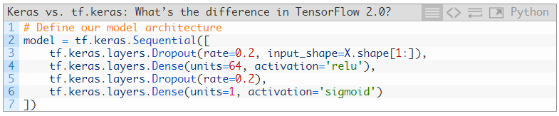 TensorFlow 2.0中的tf.keras和Keras有何區別？為什麼以後一定要用tf.keras？