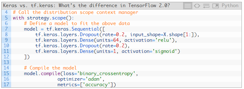 TensorFlow 2.0中的tf.keras和Keras有何區別？為什麼以後一定要用tf.keras？